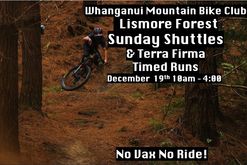 Whanganui Downhill and WMTBC Sunday Shuttle